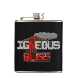 Igneous is Bliss Volcano Hip Flask