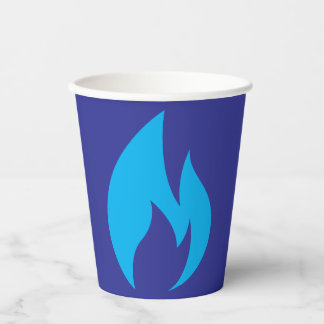 Ignite Blue Flame Paper Cup