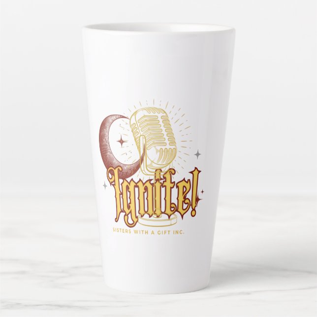 IGNITE! Brand Merch by SWAG Inc. Latte Mug (Front)