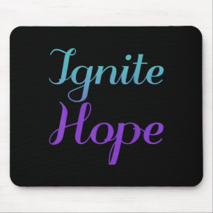 Ignite Hope Prevention Awareness Design Mouse Pad