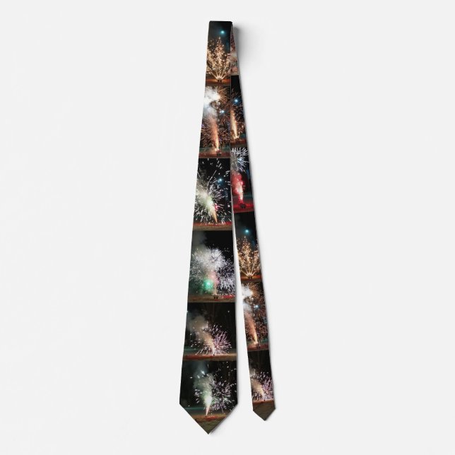 Ignite the Night Fireworks Necktie (Front)