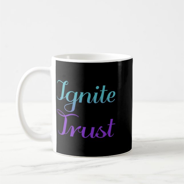 Ignite Trust Prevention Artwork Coffee Mug (Left)