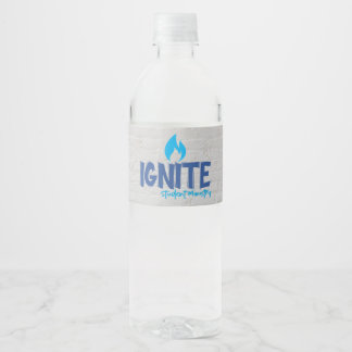 Ignite Water Bottle Labels