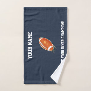 "Ignite Your Inner Champion!" RUGBY TEAM  Bath Towel Set
