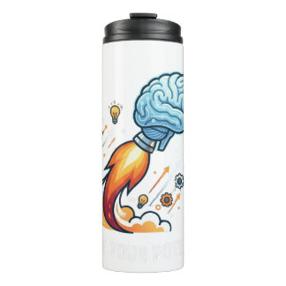 Ignite Your Potential Rocket Brain Motivational Gr Thermal Tumbler