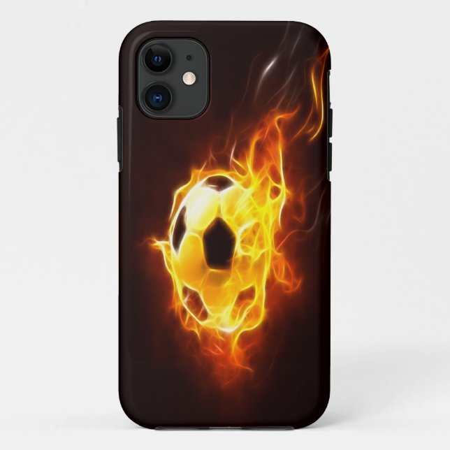 Ignited Soccer Ball iPhone 5 Case (Back)