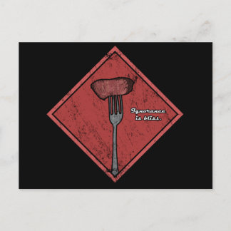 Ignorance is Bliss - Geek Biased Postcard