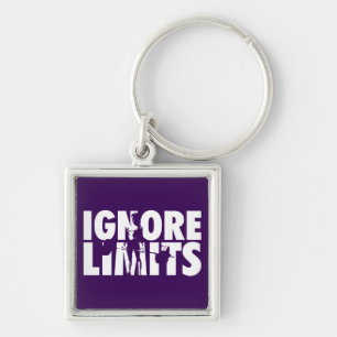 IGNORE LIMITS - Women's Weightlifting Motivational Key Ring
