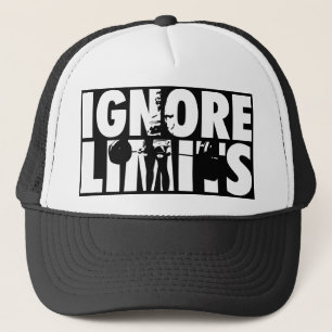 IGNORE LIMITS - Women's Weightlifting Motivational Trucker Hat