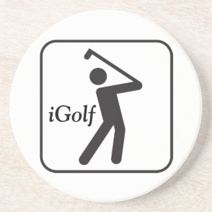 iGolf Sandstone Coaster
