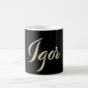 Igor Name whitegold Tasse Teetasse Coffee Mug