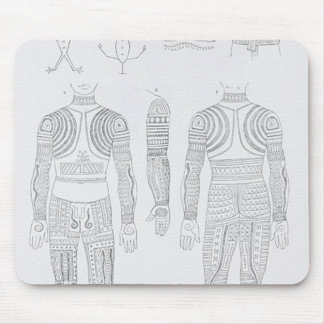 Igorrote tattooing mouse pad (Front)