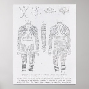 Igorrote tattooing poster
