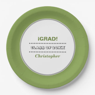 iGrad. Personalised Graduation Party  Paper Plate