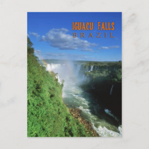 Iguacu falls Brazil Postcard