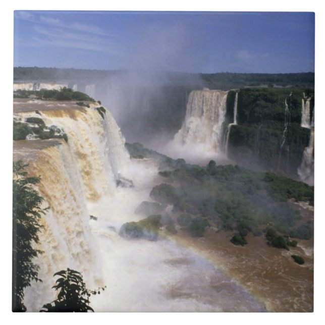 Iguacu Falls, Brazil Tile (Front)