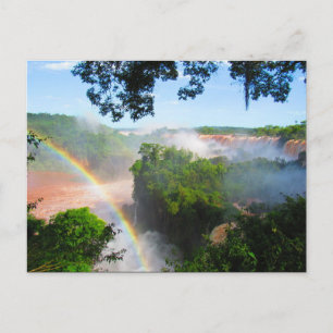 iguaçu rainbow postcard