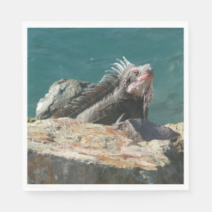 Iguana at St. Thomas Napkin