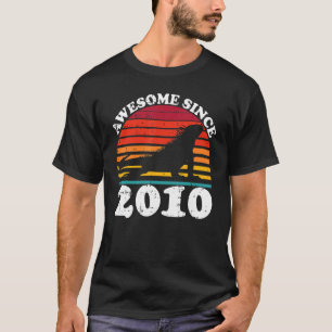 Iguana Awesome Since 2010 12th Birthday 12 Years O T-Shirt