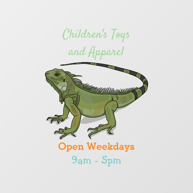 Iguana cartoon illustration (Sheet)