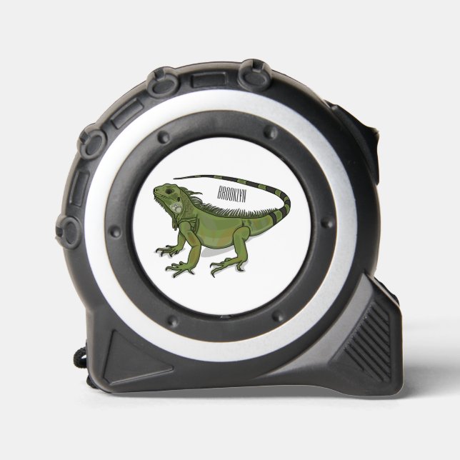 Iguana cartoon illustration  1 (Front)