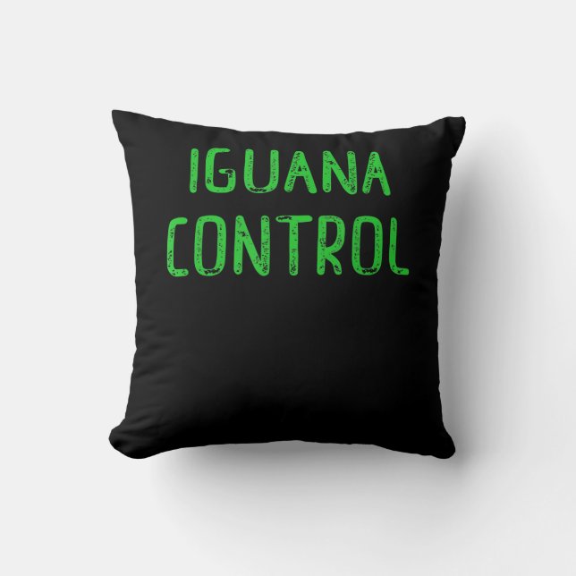 Iguana Control - Lover Pet Iguana Gift Cushion (Front)