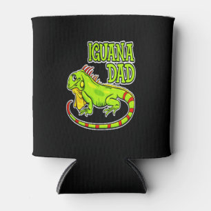 Iguana Dad Can Cooler