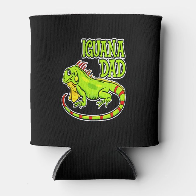 Iguana Dad Can Cooler (Front)