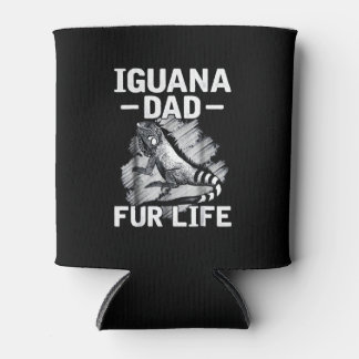 Iguana dad fur life can cooler