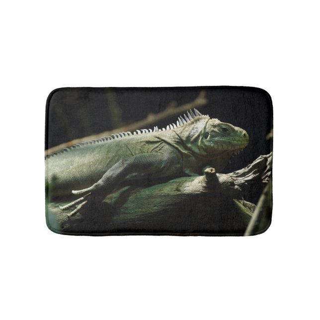 Iguana delicatissima bath mat (Front)