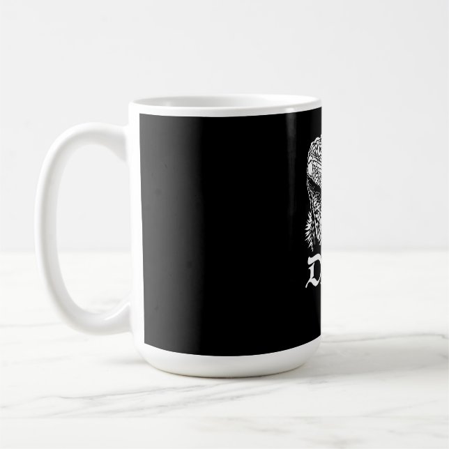 Iguana dragon keeper coffee mug (Left)