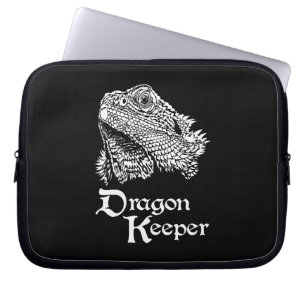 Iguana dragon keeper laptop sleeve