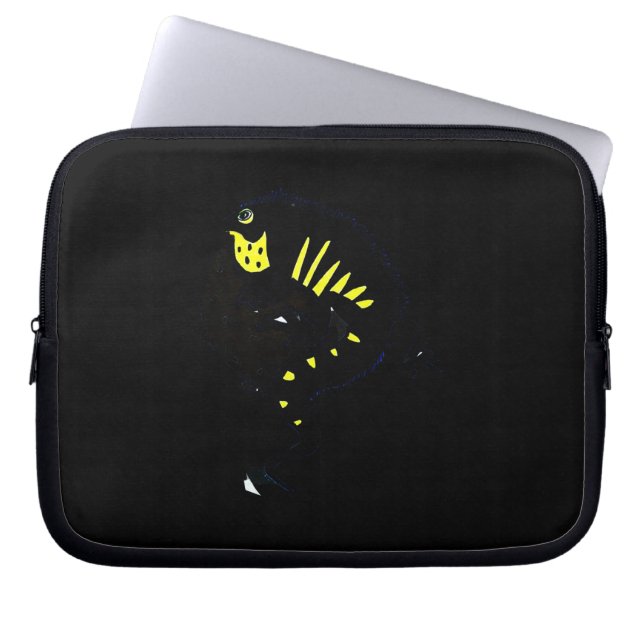 Iguana Facts Laptop Sleeve (Front)
