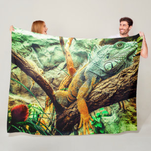 Iguana Fleece Blanket