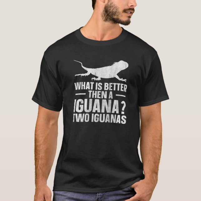 Iguana   Gecko Lizard Reptile Pet T-Shirt (Front)