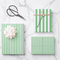 Iguana Green & White Stripes