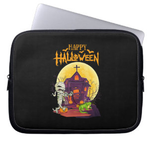 Iguana Halloween Costume Pumpkin Funny Dog Lover Laptop Sleeve