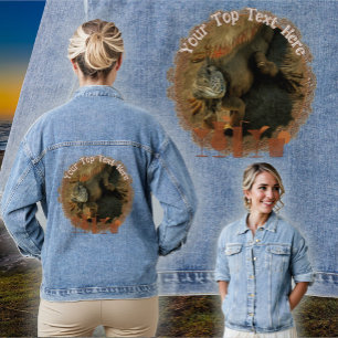 Iguana Happy Hour Cocktails 0768 Denim Jacket