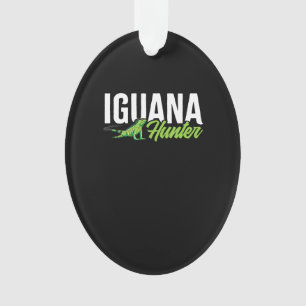 Iguana Hunter Herbivorous Lizard Sharp Eye Specie Ornament