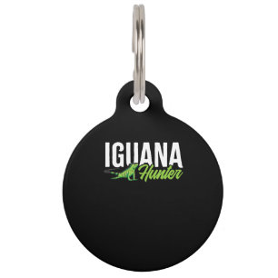 Iguana Hunter Herbivorous Lizard Sharp Eye Specie Pet Tag