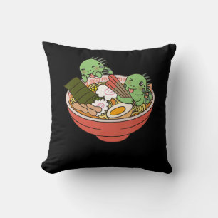Iguana Kawaii Ramen Funny Pet Gift Cushion