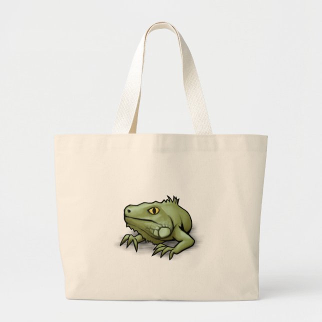 Iguana Large Tote Bag (Front)