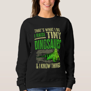 Iguana Lizard Reptile Herpetologist Sweatshirt