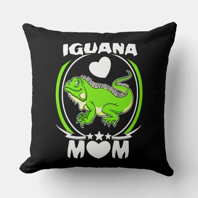 Iguana love Mum Cushion (Front)