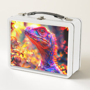 Iguana Metal Lunch Box