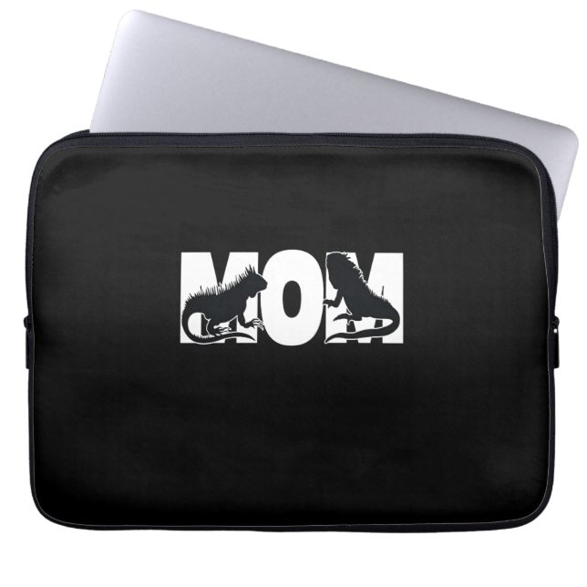 Iguana Mum Laptop Sleeve (Front)