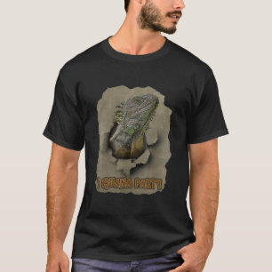 Iguana Party, Funny I Want To Party, Iguana Party T-Shirt