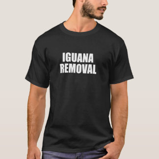 Iguana Removal Long Sleeve DESIGN ON BACK T-Shirt