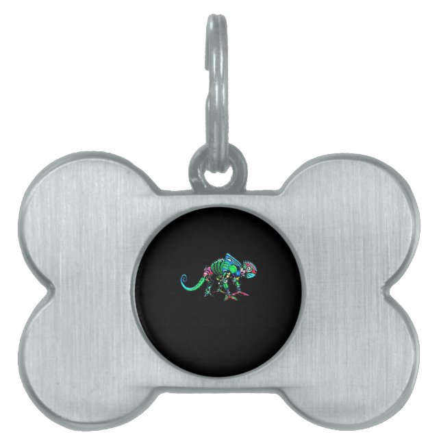 Iguana robot pet ID tag (Front)