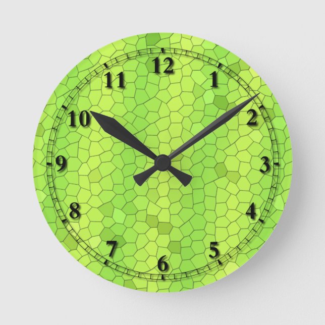 Iguana Round Clock (Front)